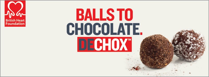 Its the 1st day of #DECHOX! Will you be giving up chocolate for #HeartHealth? Check out <a href="/TheBHF/">British Heart Foundation</a> to find out more.