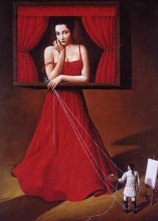 Clark2003Clark's tweet photo. #GoodMorgning to all #TwitterWorld !! Lets start with #Art #Surrealism #RafalOlbinski #lovely https://t.co/06fRhhUW9h