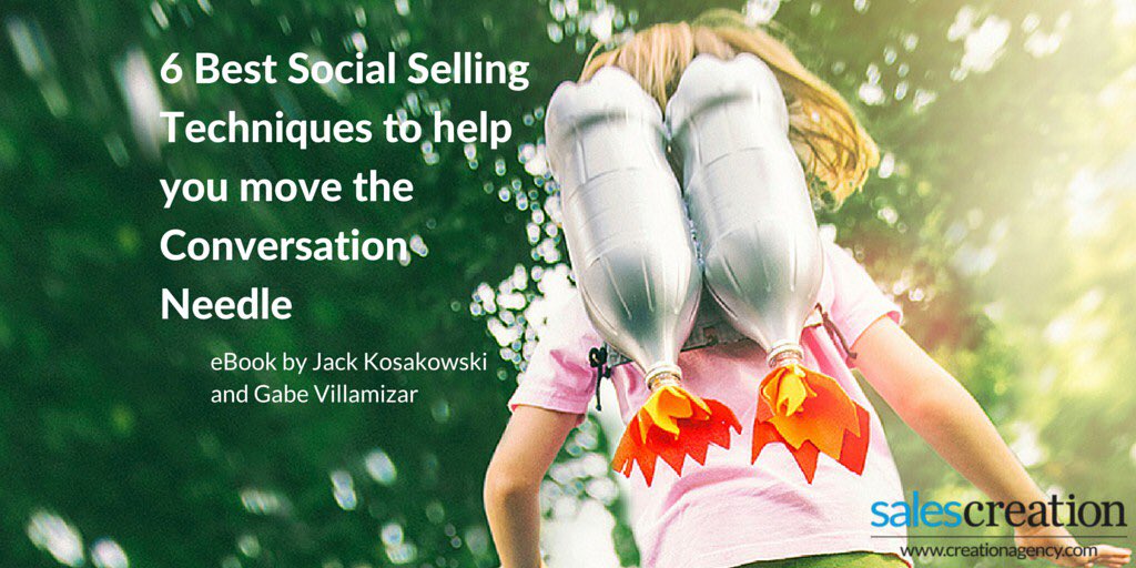 JasonVsTheNoise's tweet photo. Great eBook - 6 #SocialSelling Techniques to help you move the Conversation Needle. https://t.co/aNLAf3zojs #60DoD https://t.co/rJCaryPj6x