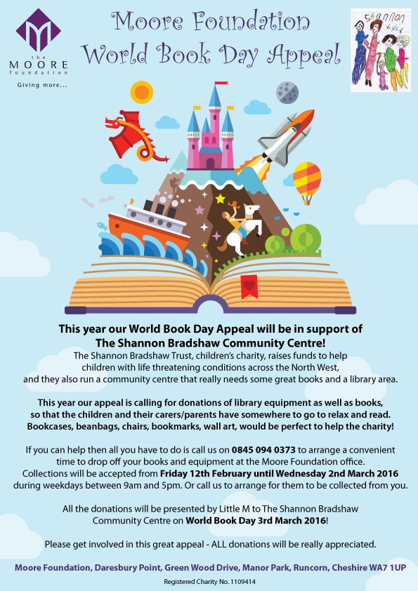 Can't wait to meet <a href="/ShannonsTrust/">Patti Bradshaw</a> mascot on #WorldBookDay this Thurs when we deliver the donations we've collected!