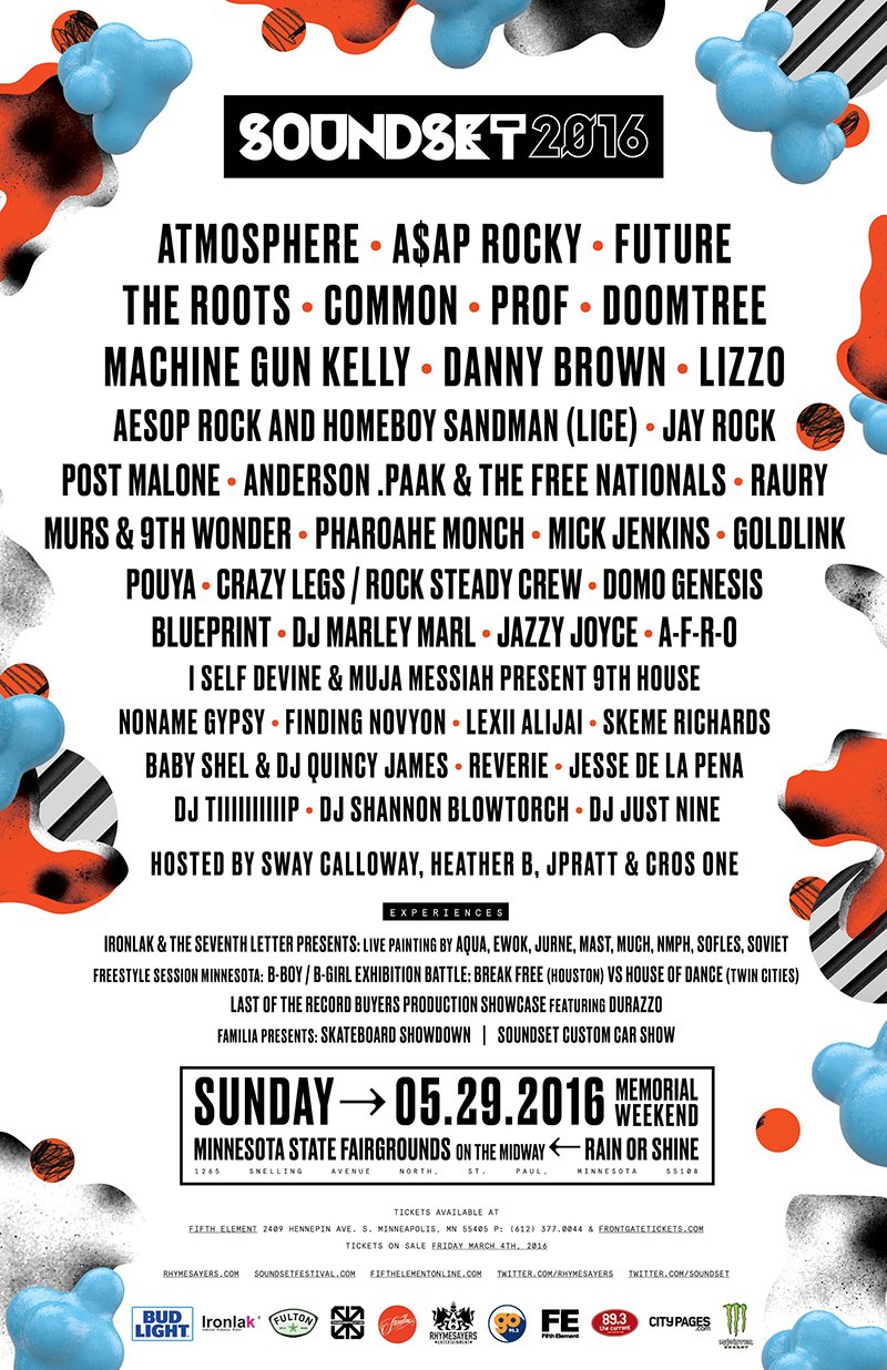 Soundset Festival on Twitter "The official Soundset2016 lineup is