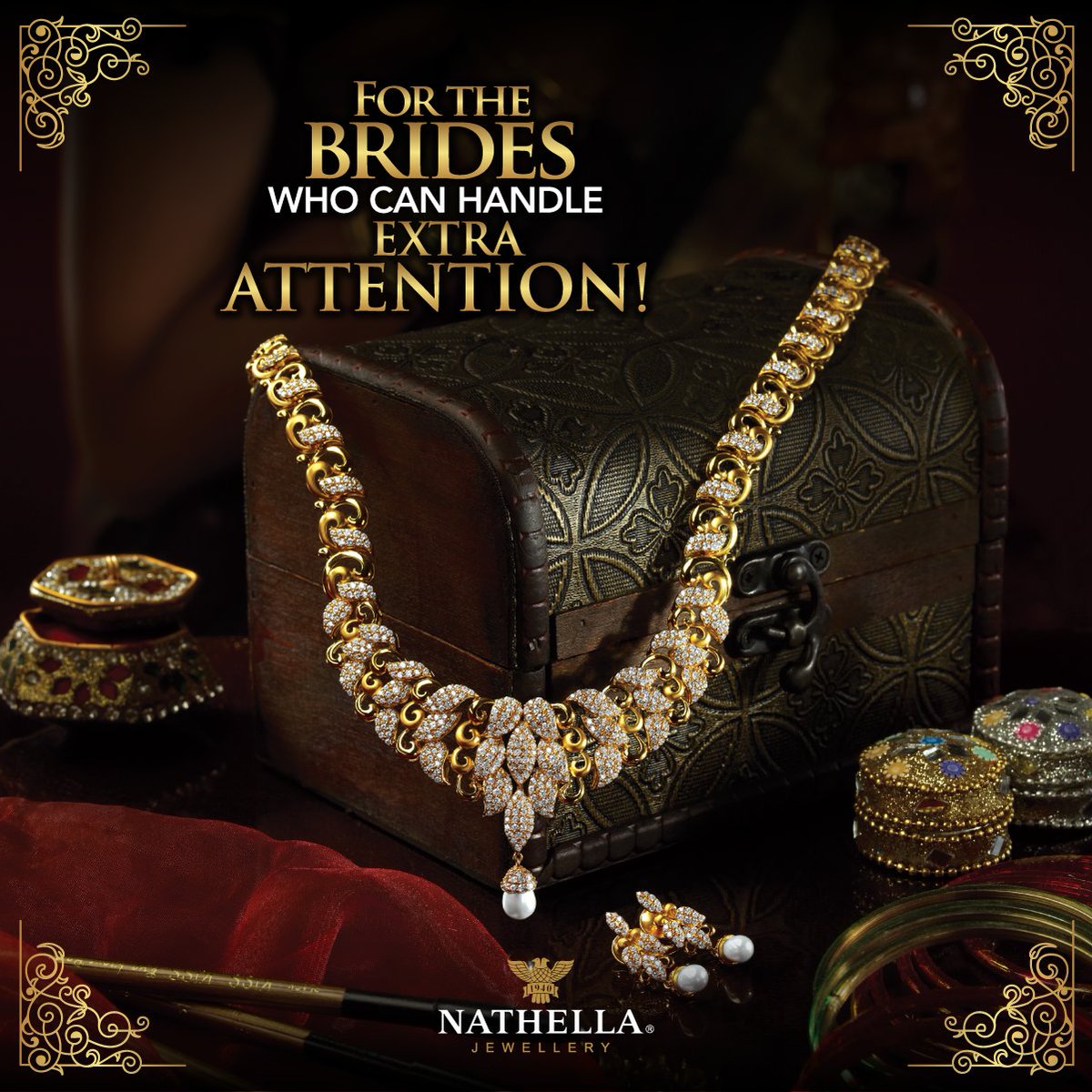 brandNathella's tweet photo. It will be love at first sight, when it comes to our #Bridal #jewellery! 
Visit our stores today! :)
 #Chennai https://t.co/9ZJtohXcWH