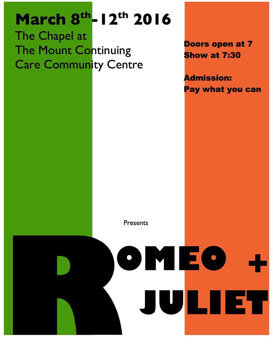 One week from today. Come see and hear us. Love hurts. Hate kills.