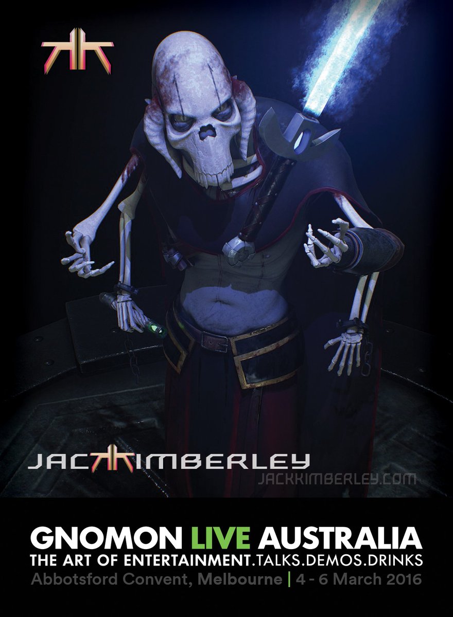jacko_kimberley's tweet photo. Looking forward to meeting everyone @GnomonLiveAust Here's my name tag :) #GLA16 #TheFoundry #gameart #3dart #gnomon https://t.co/UZo5MCQG8T