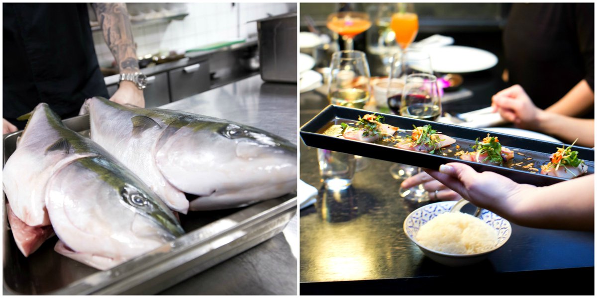 bw_restaurants's tweet photo. Näistä indonesialaisista hamachi-vonkaleista syntyy Farangin päivän sashimi. #farang #sashimi https://t.co/ooWkMSzIVk