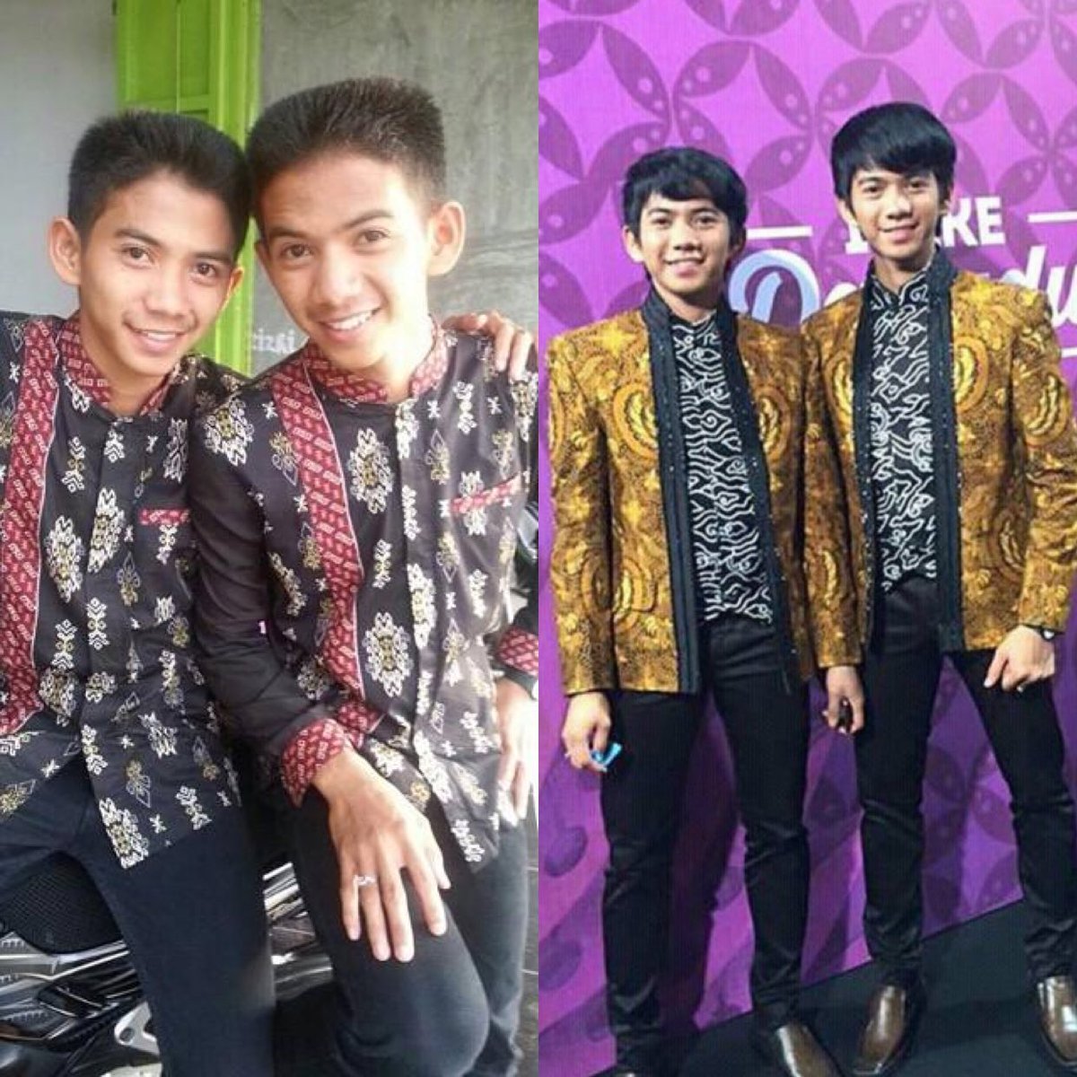 Style batik dulu dan style batik sekarang. Kalian suka yang mana? 😊 TRANSFORMASI RIZKIRIDHO