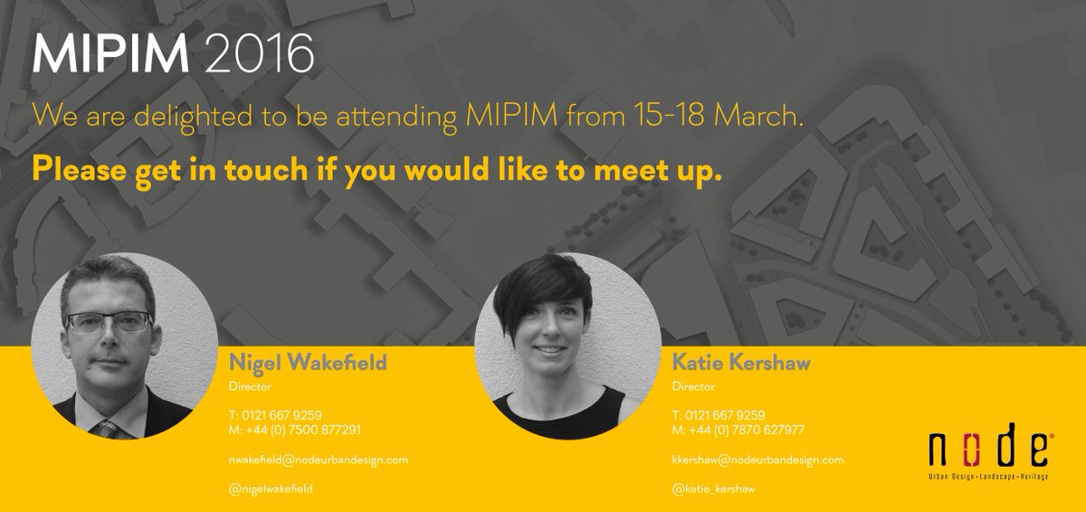 thisisnode's tweet image. We are delighted to be attending MIPIM from 15-18 March. Please get in touch if you would like to meet up #MIPIM2016