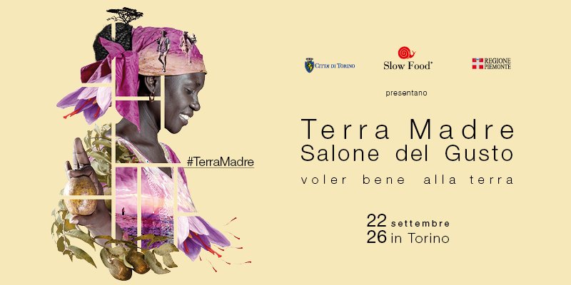SlowFoodItaly's tweet photo. La nuova immagine di #TerraMadre #SaloneDelGusto 2016! Ci vediamo a Torino dal 22 al 26 settembre,non vediamo l'ora! https://t.co/zJCJ94xDve