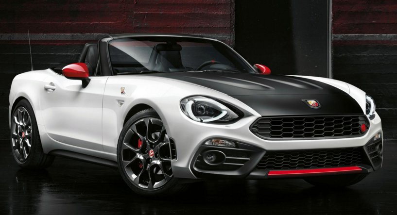 BBC_TopGear's tweet photo. This is Abarth's 124 Spider, and there's a 300bhp rally version in the pipeline 
https://t.co/ptzQSLKZjU #Geneva https://t.co/fb8rQSFtgM