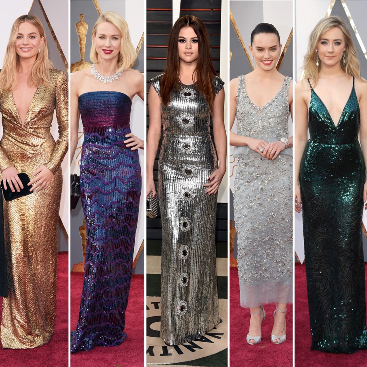 BritishVogue's tweet photo. #Oscars winning trend: how sequins dominated the Academy Awards https://t.co/Pzv5Hrp3Om https://t.co/6dymybBYmf