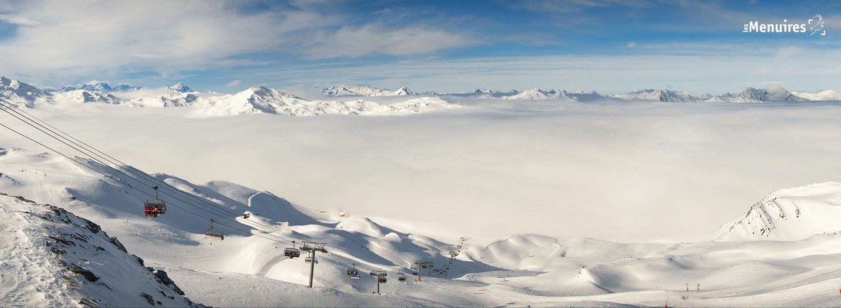 Wat een sneeuw in de #Alpen! Volop genieten <a href="/LesMenuires/">Les Menuires</a>