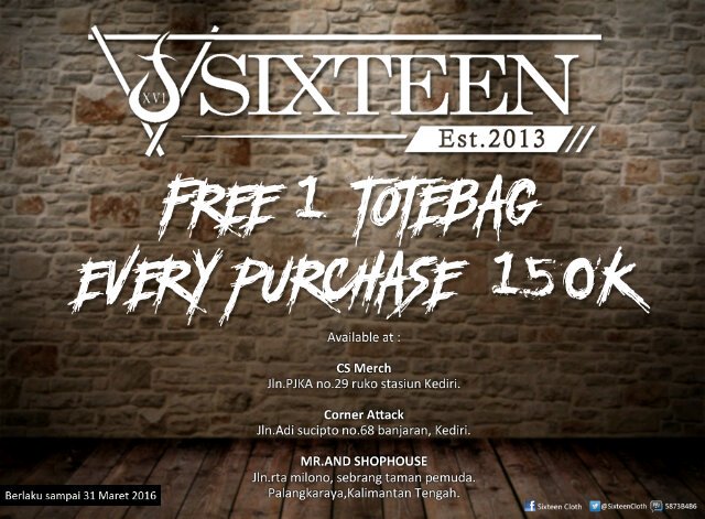 Promo selama bulan Maret, berlaku sampai akhir Maret ya gaesss... Sikaaaaattt!!!