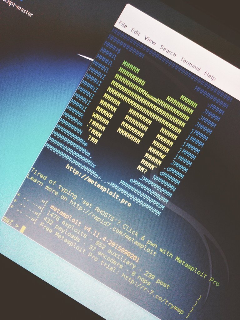 im_root's tweet image. In love with Metasploit ❤ 
#metasploit #kalisana #msfconsole #security #netowking