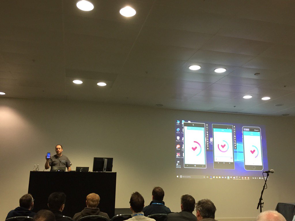 richardabarron's tweet photo. Excellent start Day 2, cross platform apps using existing tech @SECAmbEPCR @SECAmbulance #microsoftcloudroadshow https://t.co/ZodzUiRpwD