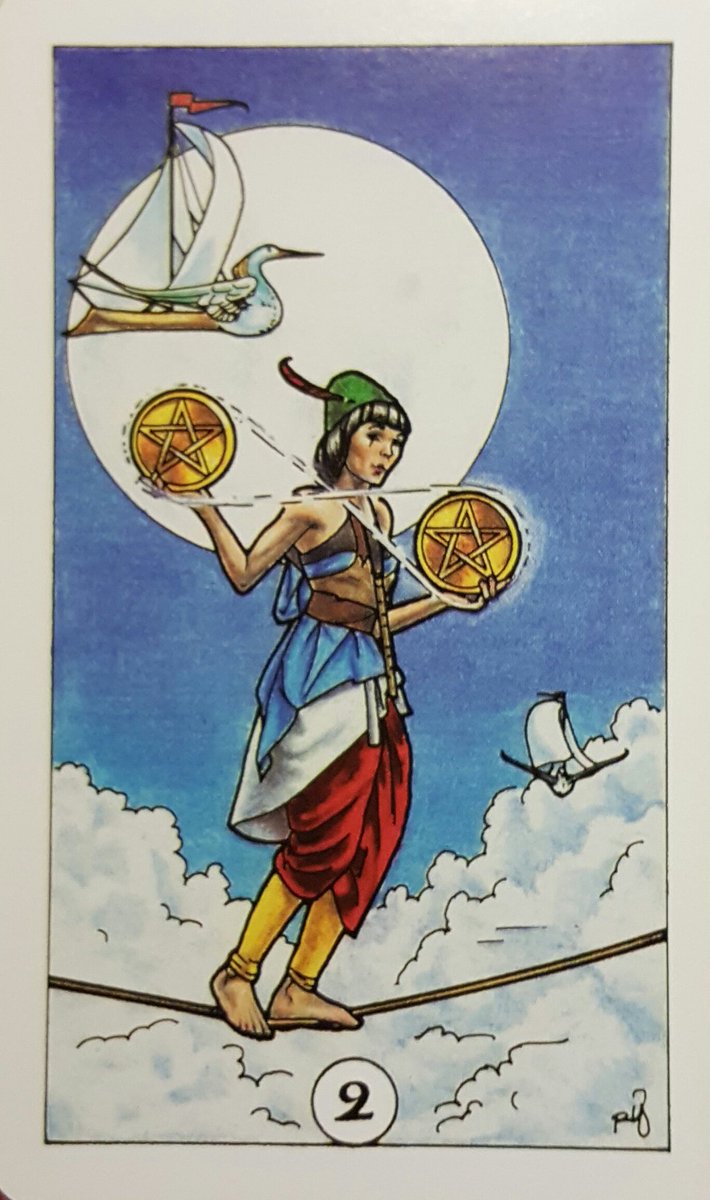 AlbertRayJuarez's tweet photo. 3/1/16 #TodaysTarot #2Pentacles: https://t.co/S47P48EeCv π #RobinWood #Llewellyn https://t.co/OlrKefzmbT