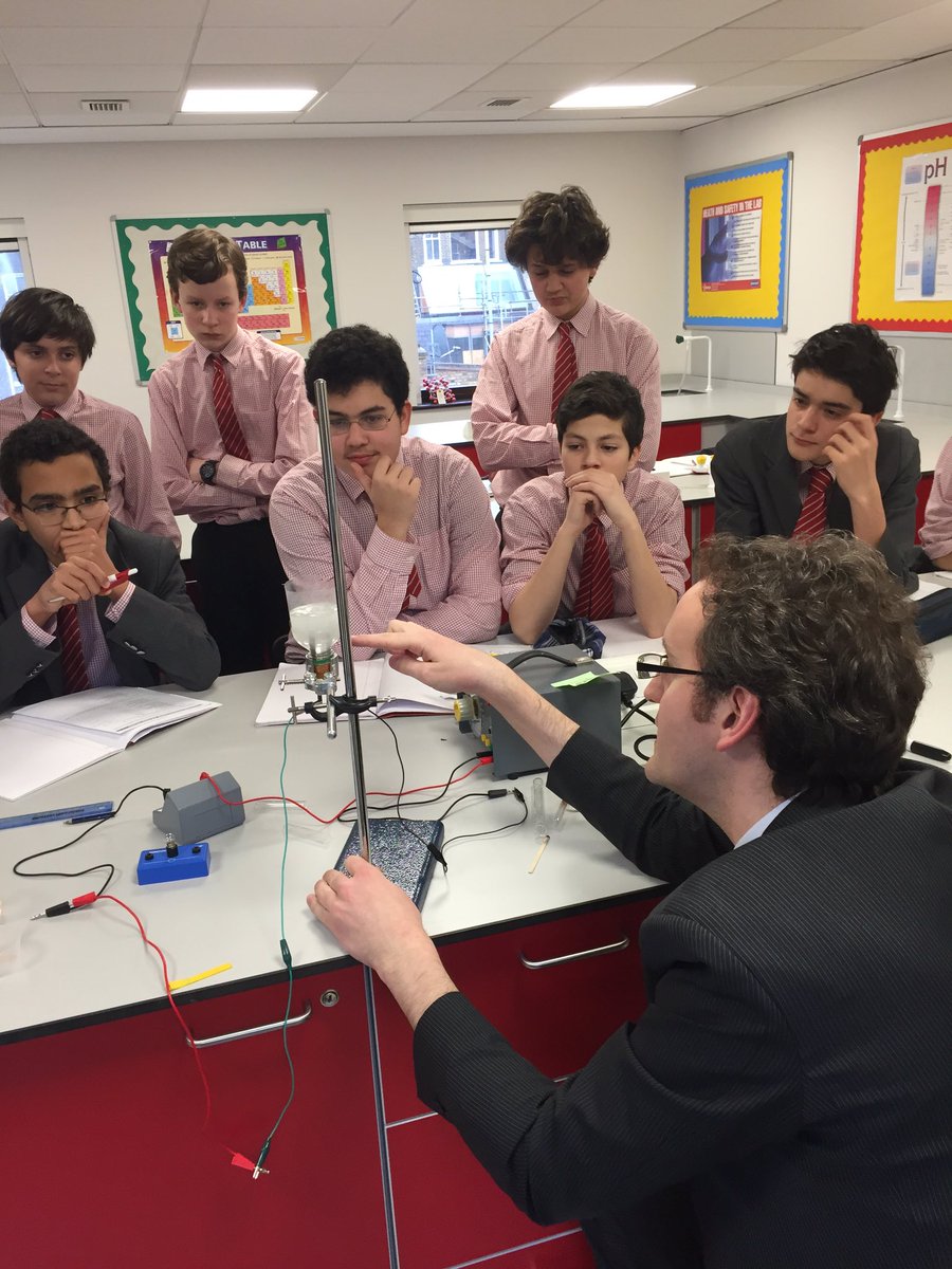 Sodium chloride experiment with Year 9 Science...