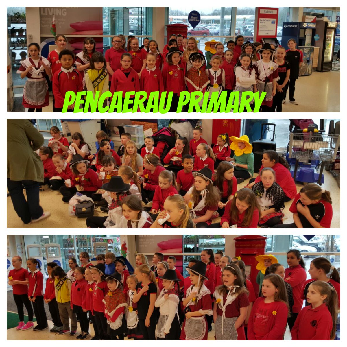 Thanks Pencaerau Primary choir for singing at the front of the store for St David's day  #futuretalent
<a href="/Tesco_Wales/">Tesco Newyddion Cymru / Tesco Wales News</a>