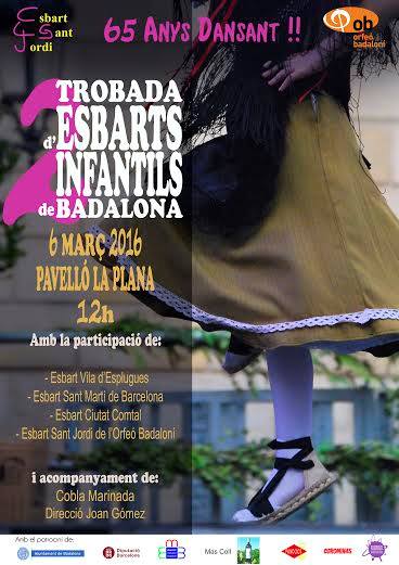 Ja tenim aquí el cartell de la Trobada! Dg 6/03, a les 12h, Pavelló de la Plana. Fem-ne difusió i gaudim-la!