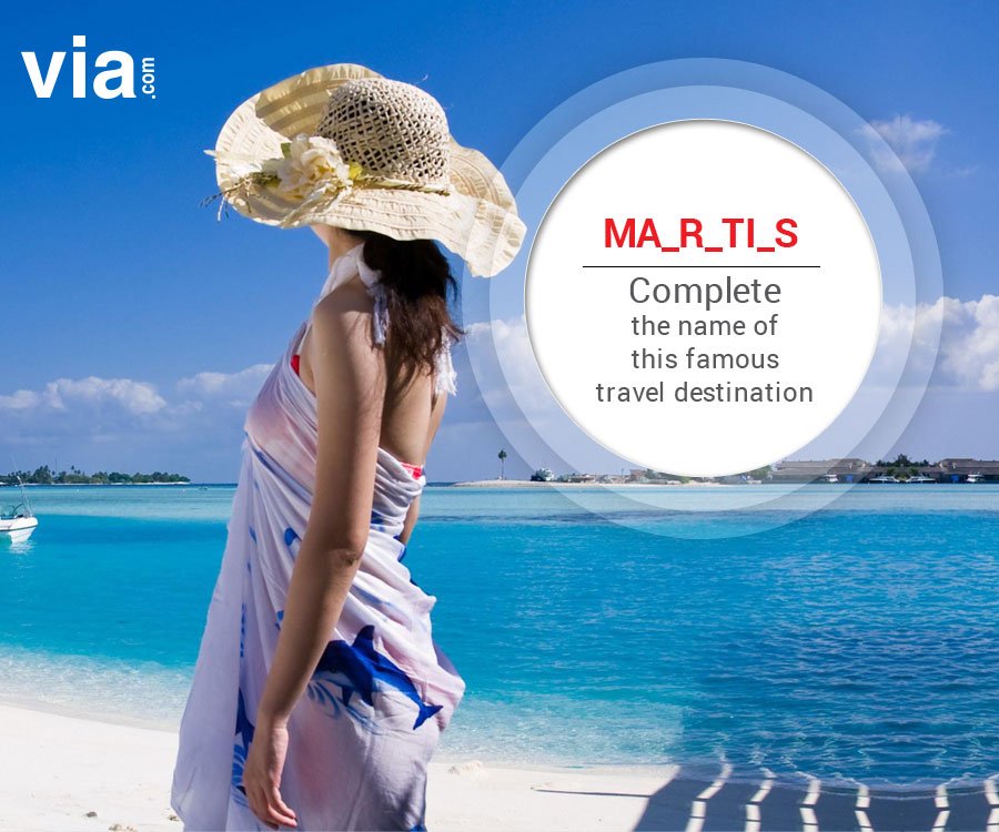 viadotcom's tweet photo. Complete the name of this famous #honeymoon destination. Tweet using #VIAWEEKEND @viadotcom https://t.co/gCxyzN2YXD