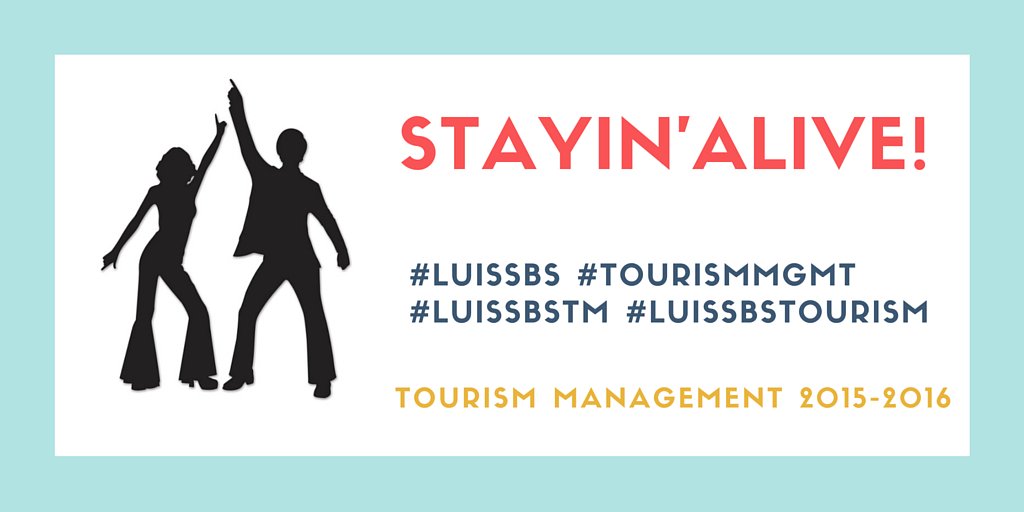 maurofacondo's tweet photo. Tourism Management will stay alive with tweets and posts #TourismMgmt #LUISSBSTM #LUISSBStourism cc @LUISSBusiness https://t.co/E2XBJ9LFnY