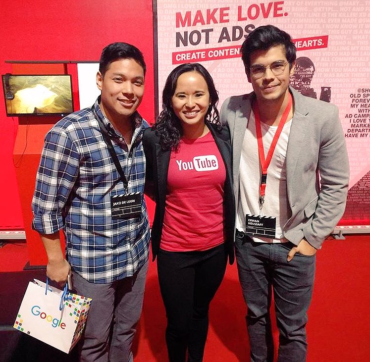 jakodeleon's tweet photo. With Nikka and Erwan #makelovenotads https://t.co/4rJd279VnW