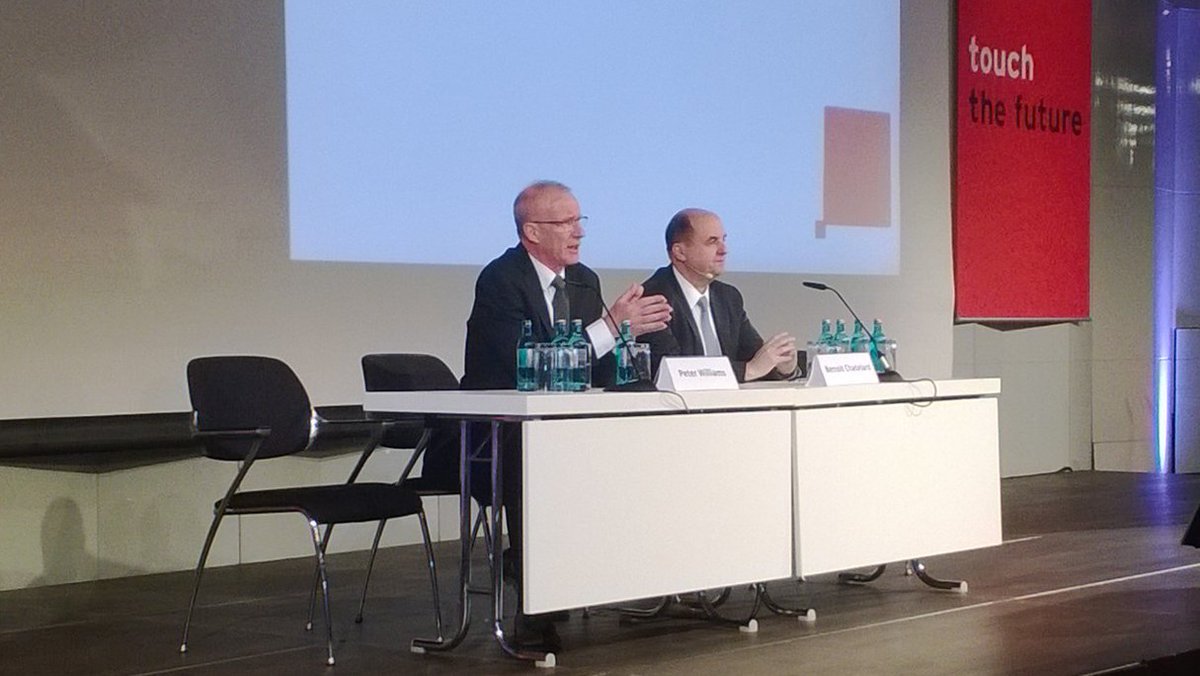 ricoheurope's tweet photo. "We're committed to servicing excellence in production printing" - from our address to the media @drupa #drupa2016 https://t.co/uQbtK28Irm