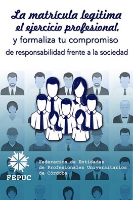 Colegionut's tweet photo. La #matricula legitima el ejercicio profesional y formaliza tu compromiso de responsabilidad con la sociedad #FEPUC https://t.co/bRCdHKc6lH