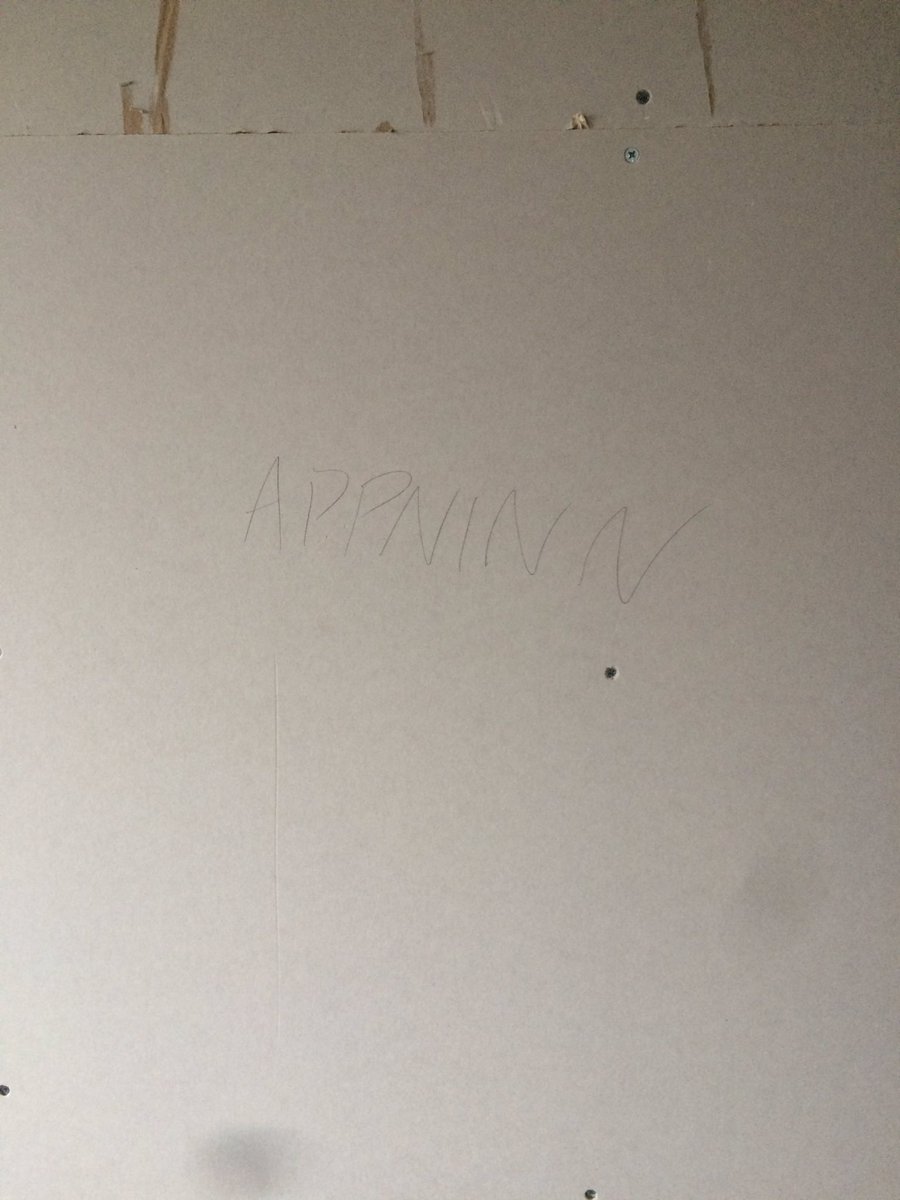 joshgregsten's tweet image. In work jus now an had to leave my mark like #cf45 crew Cheaz