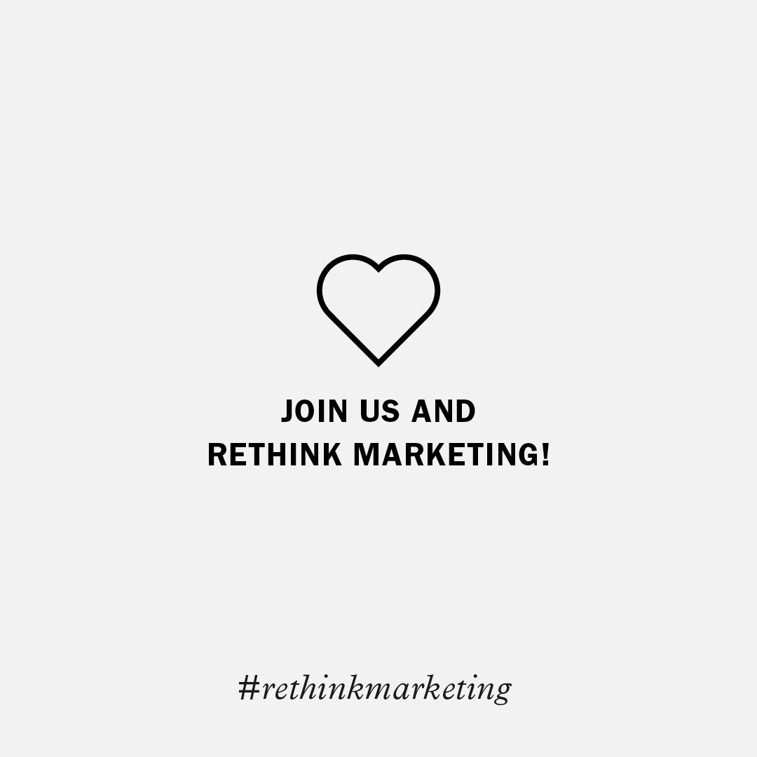 Join us and #rethinkmarketing #byheartagency #marketing #branding #communication