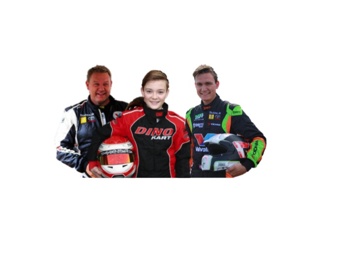 Here you see the three drivers in <a href="/DallRacing/">Dall Racing</a>!
From left: Kim Dall, Mathias Dall and <a href="/MagnusDall/">Magnus Dall</a> :-)
#Fuldpdall