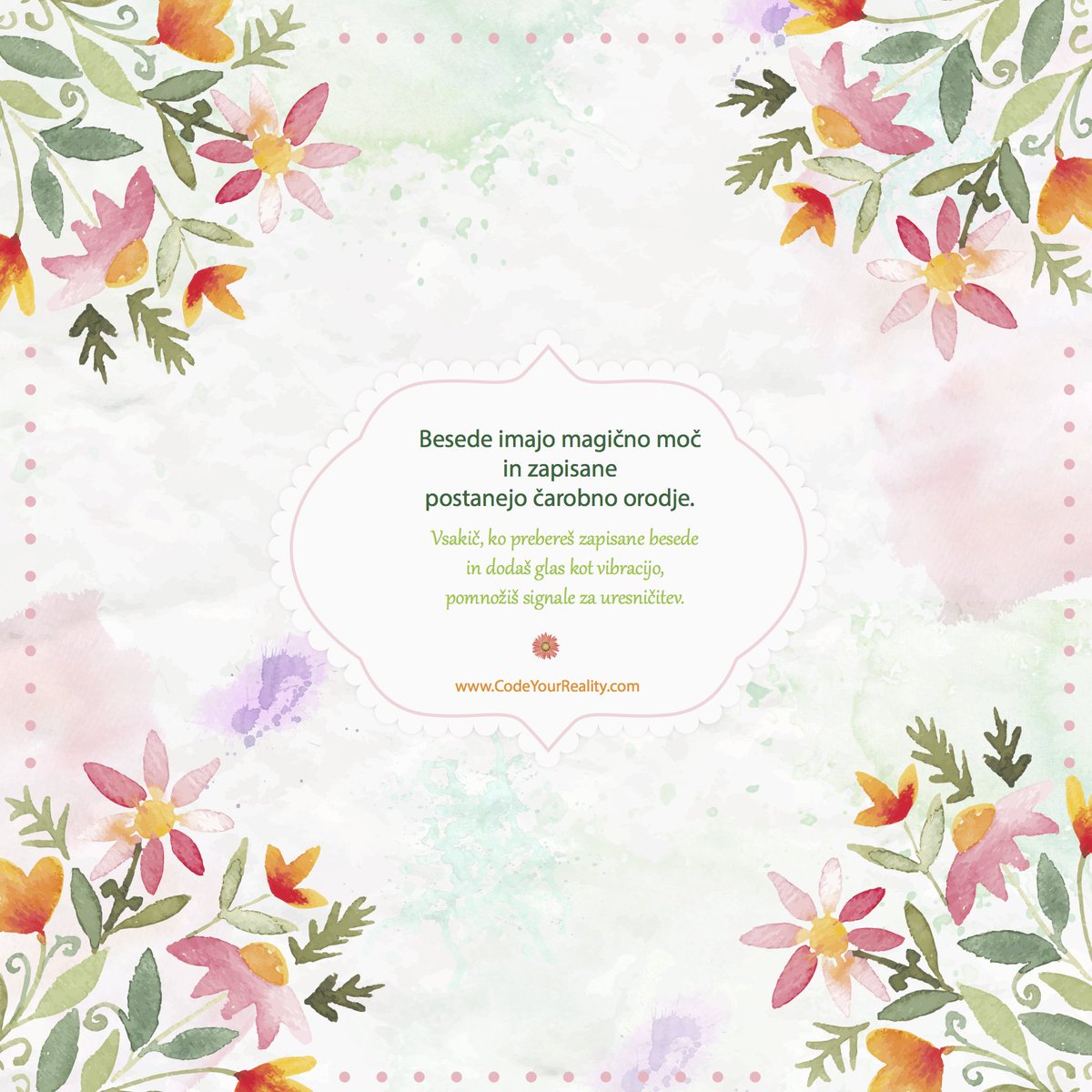 CodeYourReality's tweet image. Dobrodosel marec, sonce in pomlad! @CodeYourReality #KnjigaTvojegaZivljenja #pomlad #knjige #pisemo #zelje