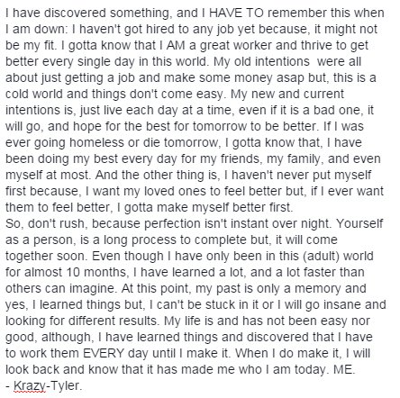 Krazy_Tyler1's tweet photo. Just read <3 #quote #KrazyT #inspirationalquote #inspirational #Life #World #Live #Msuic #poetry https://t.co/d2boh5BlnA