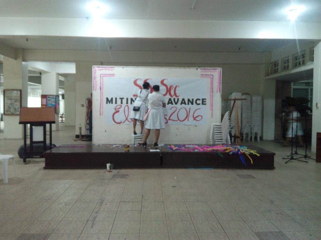 rlzjrmpa's tweet photo. Prepping for tomorrow's activity. #LABANDRAGONS #SSSECElections2016 https://t.co/qWfeTctUEZ