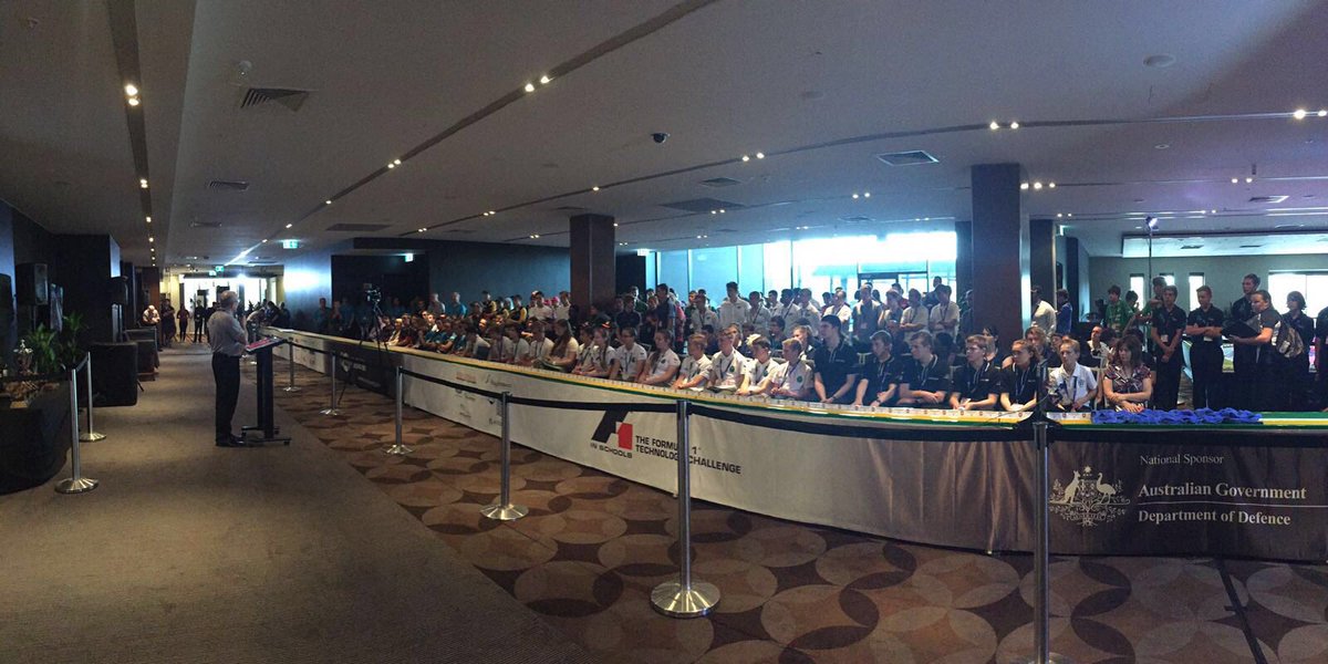 STEMRacingHQ's tweet photo. Great day at the @F1inSchoolsAU National Finals today - Roll on the World Finals in #Texas! https://t.co/SyXM2uFZCd