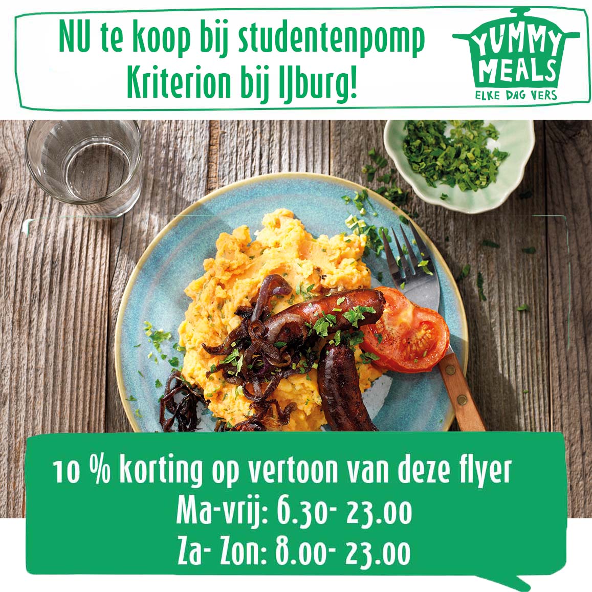 Breaking Yummy news! Nu ook lekker in de schappen bij #studentenpomp #kriterion!