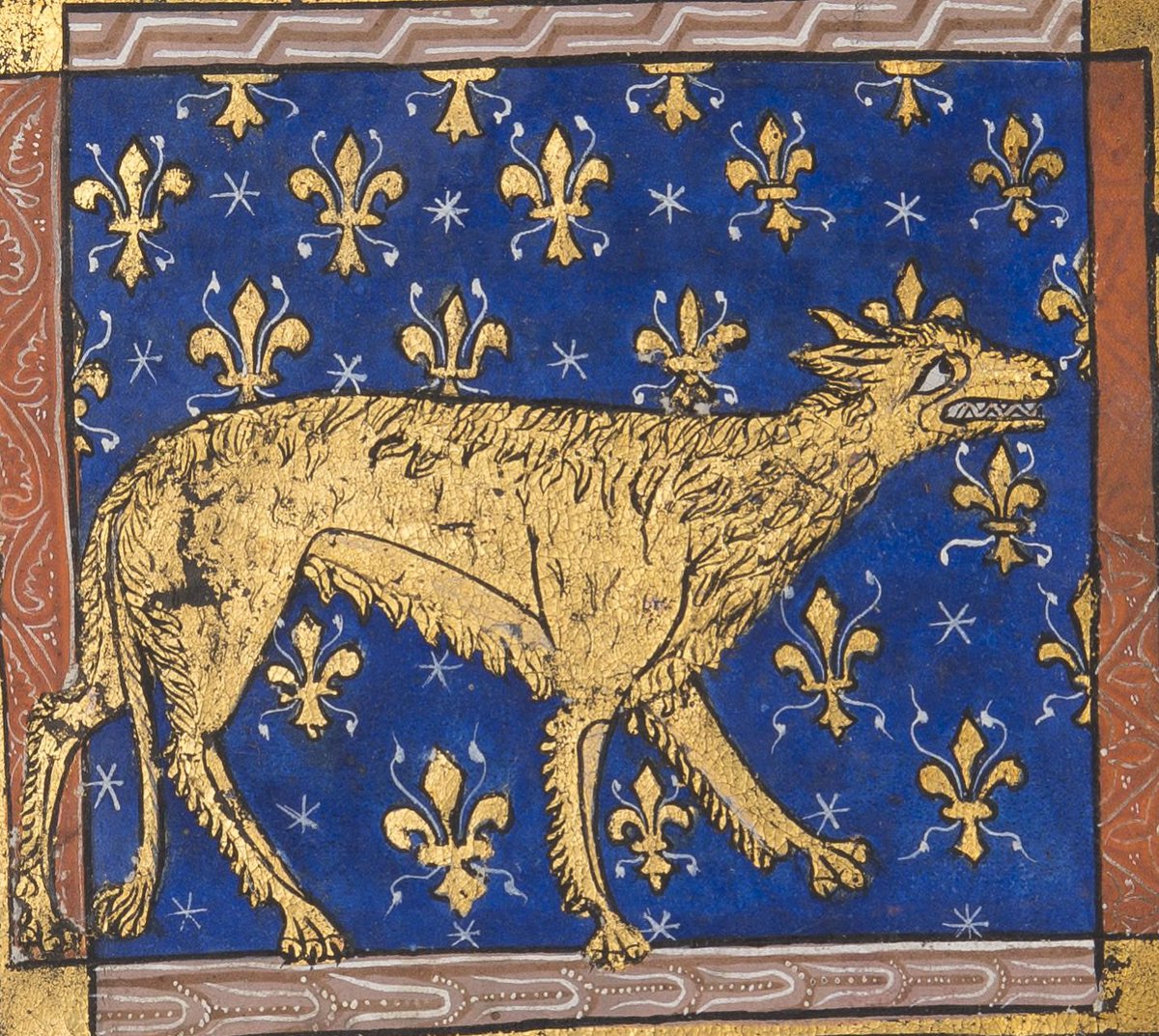 The #tiger of Thebes: 'En la cite de Thebes ot une tygre priuee...' Histoire ancienne <a href="/GallicaBnF/">Gallica BnF</a> fr. 20125 f. 112r