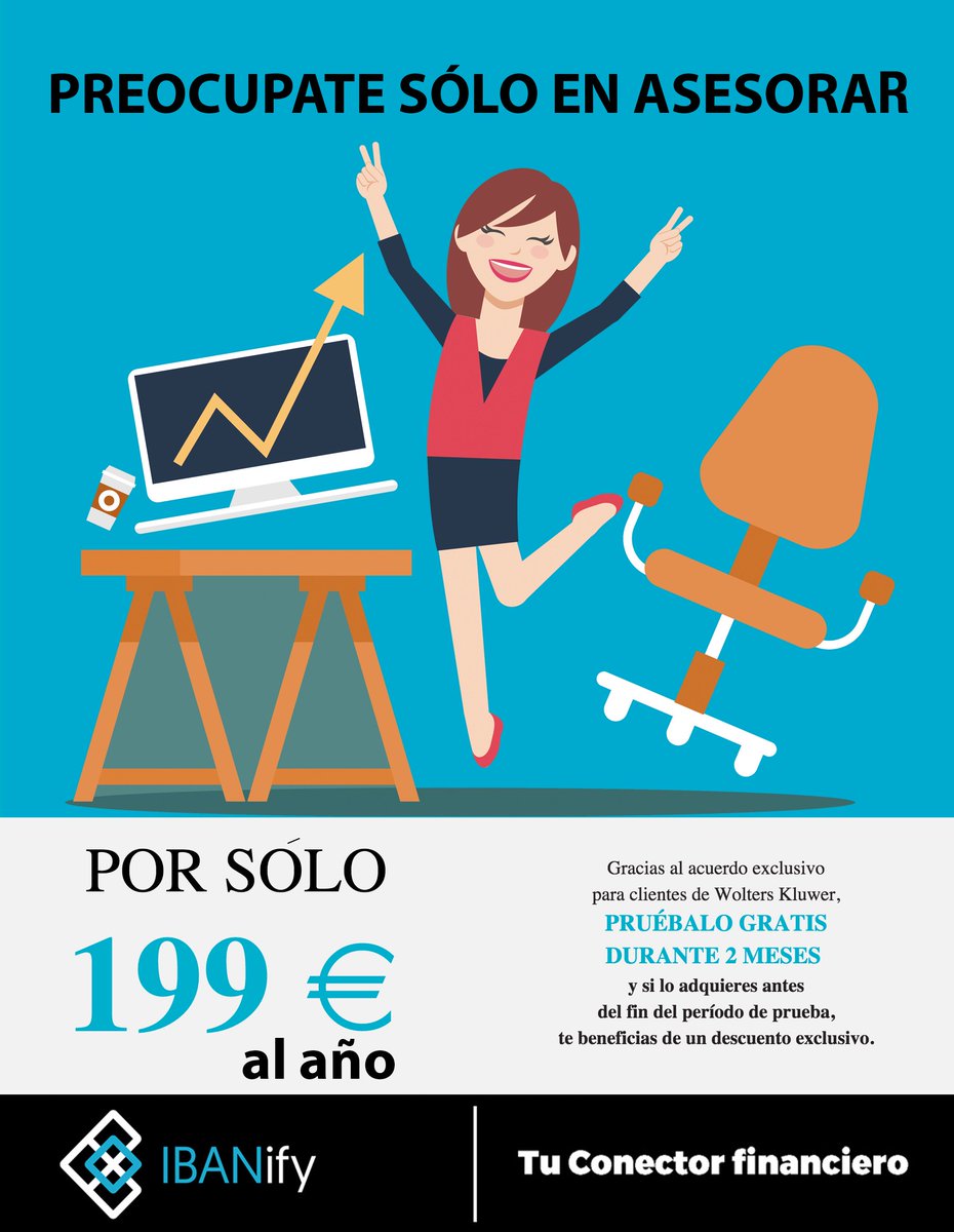 IBANify_'s tweet photo. #Ibanify es el #conector #financiero más económico. Prúebalo por sólo 16 € al mes. +info https://t.co/Fc0zoPKyLb https://t.co/2RltIZtkzx
