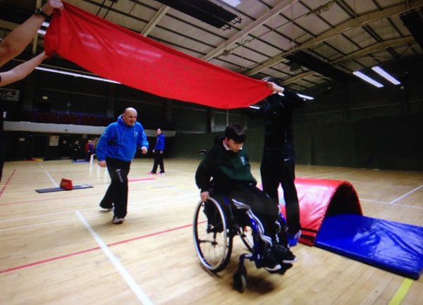 Its all go at the 2016 Special Schools Sports Hall Athletics Champs <a href="/LisburnRacquets/">Lisburn Racquets</a>. Funded via TBUC