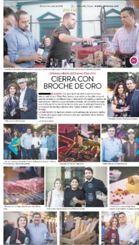 TintoFest's tweet photo. Gracias a @elimparcialcom por la excelente cobertura del #TintoFest https://t.co/QP89OlVA3C