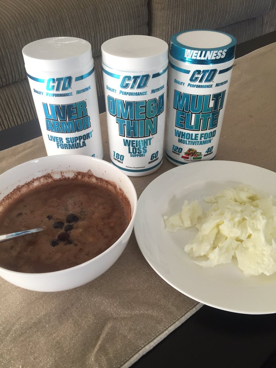 thefitchrissy's tweet photo. 💜Breakfast is my fav meal of the day! And perfect time to take your supplements #SuperTuesday #ctdnation #ctdsports https://t.co/DiqCcOifWC