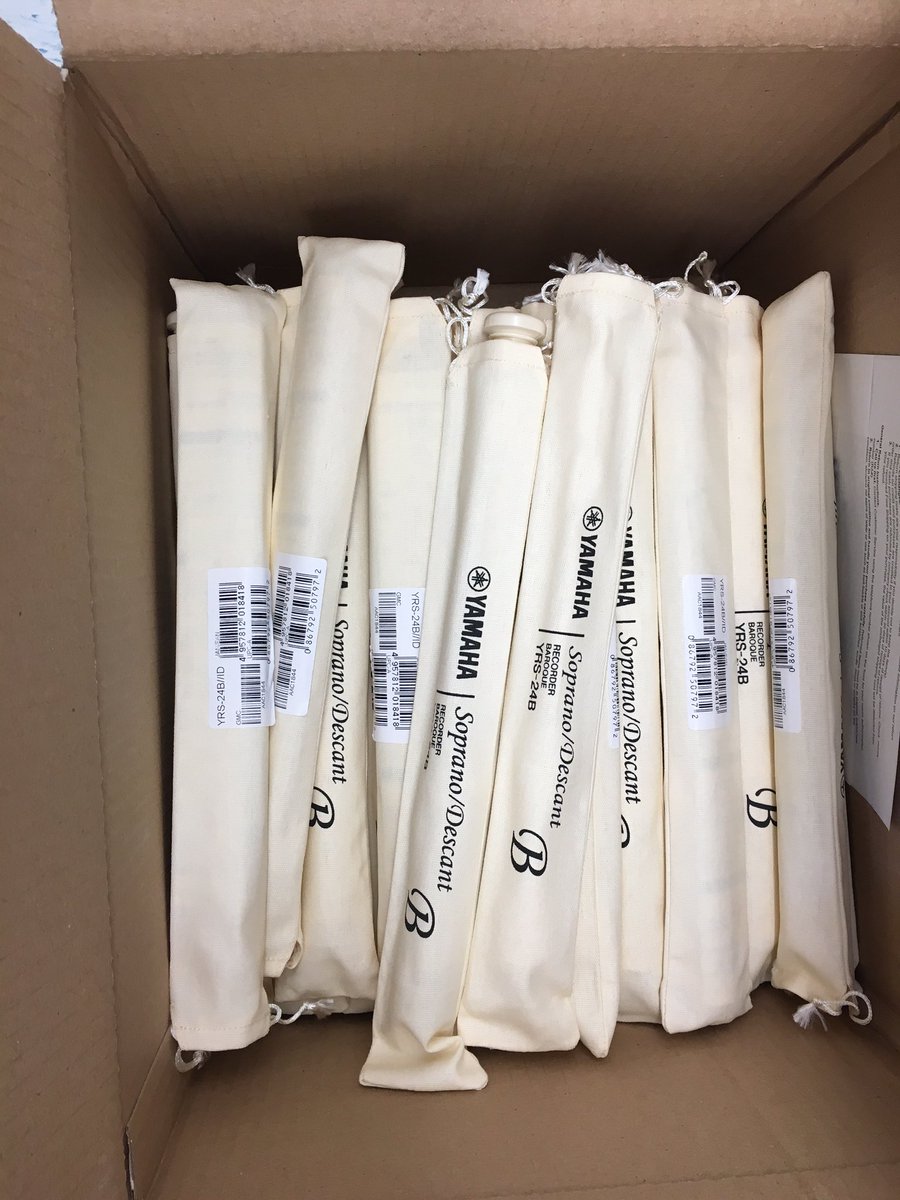 MrsWeigler's tweet photo. 3rd grade parents get your ear plugs ready, recorders are in! #pesmusic #recorderfun https://t.co/77dPVN1n2j
