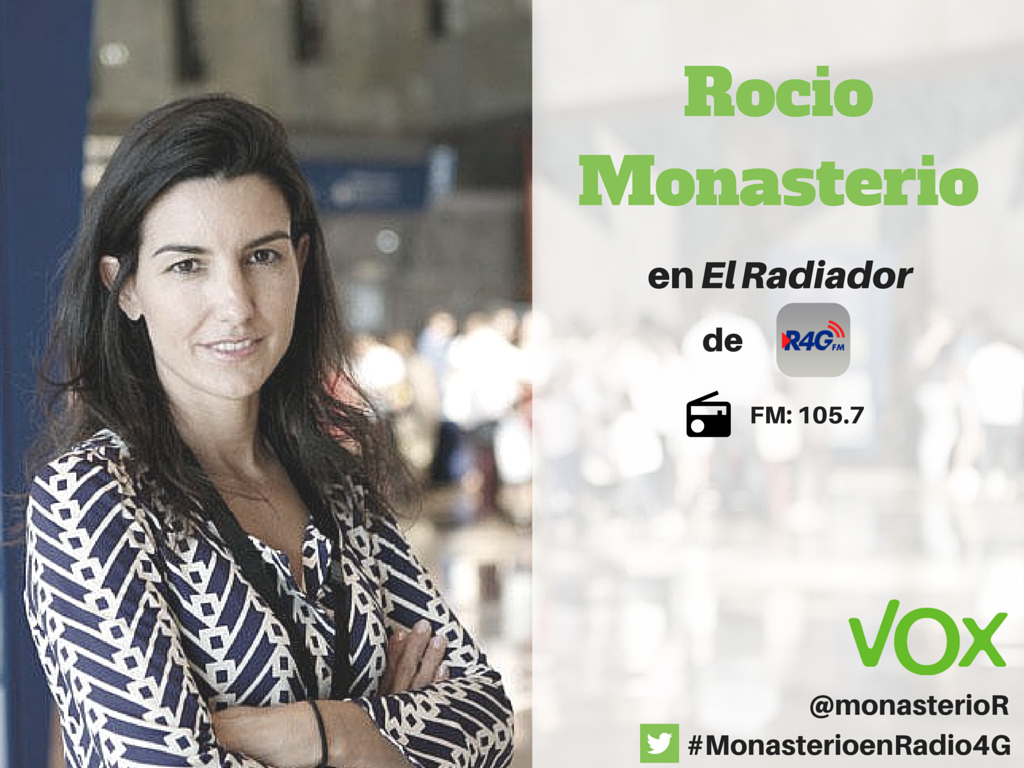 vox_es's tweet photo. 📻 Esta tarde a las 16:30 @monasterioR en @Radio_4g Síguelo en ➡ 105.7FM https://t.co/w1qVLrfM00 #MonasterioenRadio4G https://t.co/Xthb6H36ZE