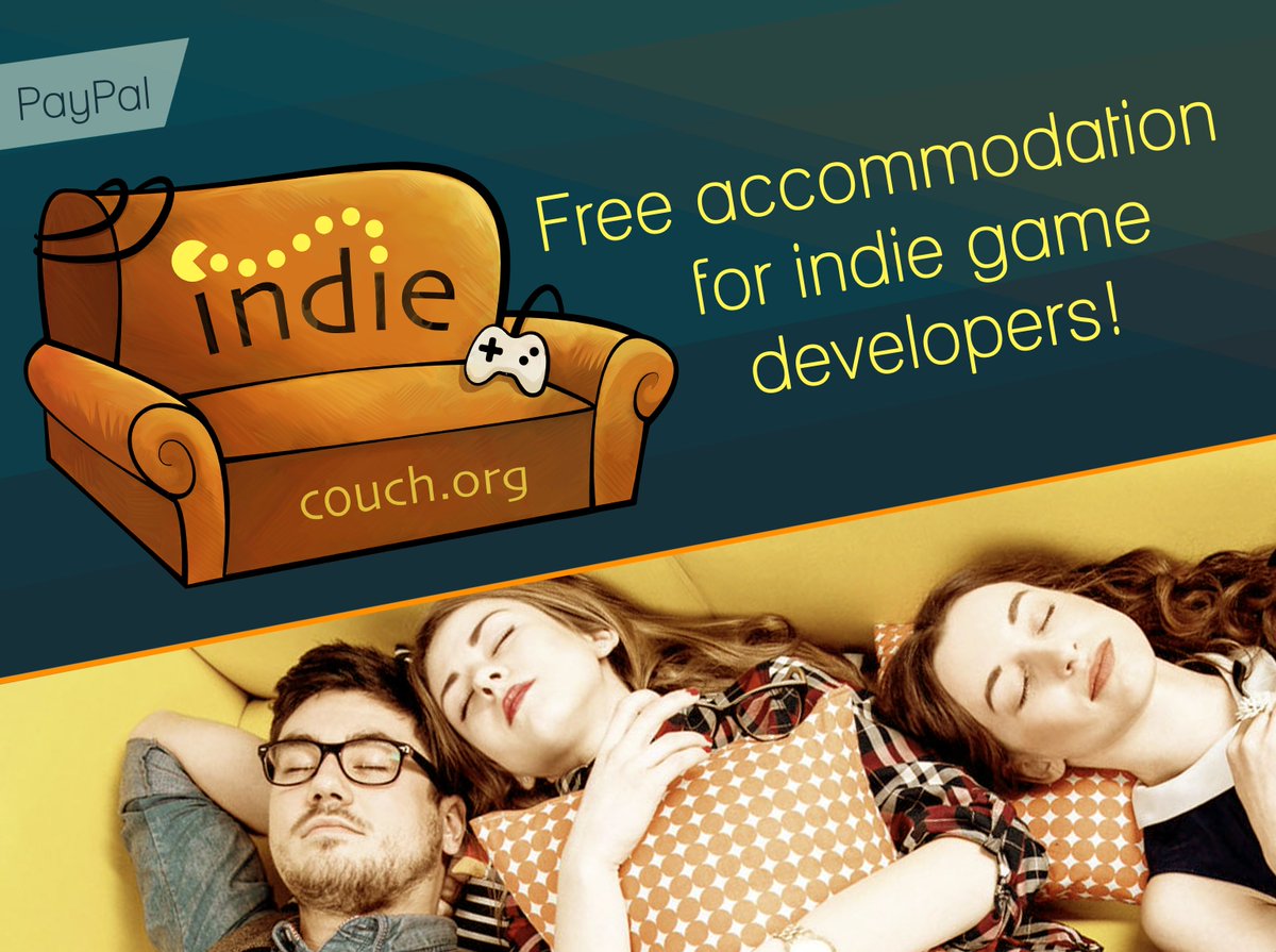 indiecouch_org's tweet photo. https://t.co/i8aopUbpgy - free accommodation for #indiedev NOW live on @kickstarter!
https://t.co/8sx5wNqX4c https://t.co/qD0qkhKI3j