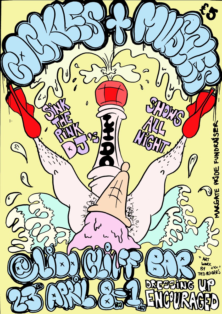 cockles_muscles's tweet photo. #Margate! #Cliftonville! #Kent! The event is up on fb: https://t.co/bCEGejOpNn Tell ya crew! #LidoCliffBar Apr 23rd! https://t.co/6LOM1OXuwd