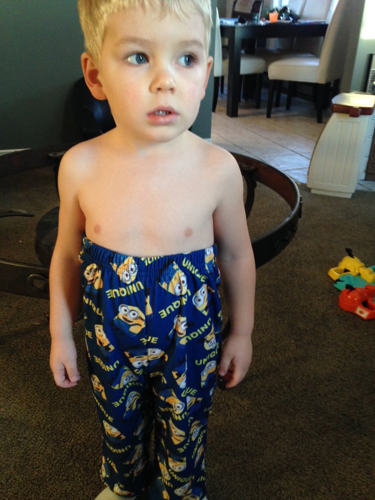 Happy 4th birthday to my favorite little dude!!! Just like his old man.