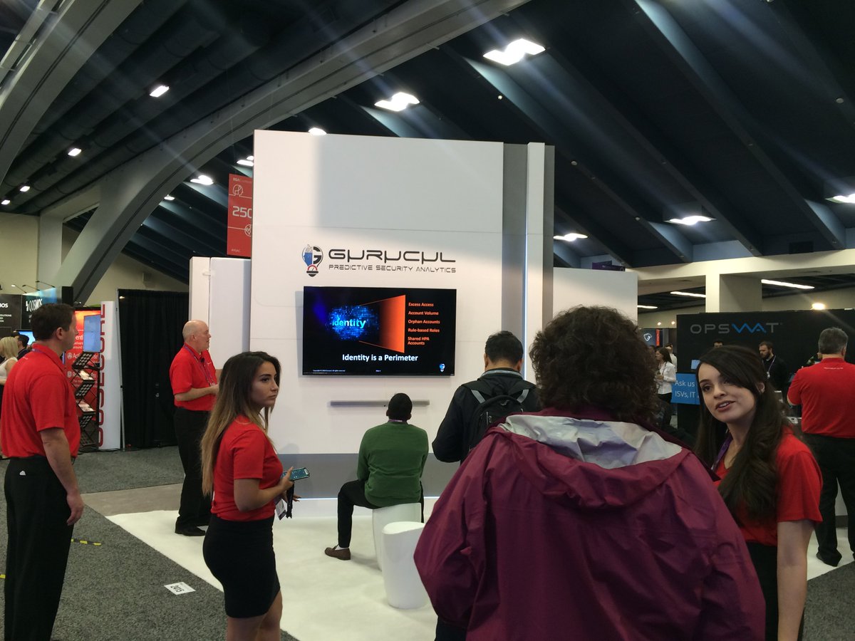 Gurucul's tweet image. At #RSAC? Visit @Gurucul in the South Expo, Booth 2415 to learn how #UserBehaviorAnalytics detects #InsiderThreats