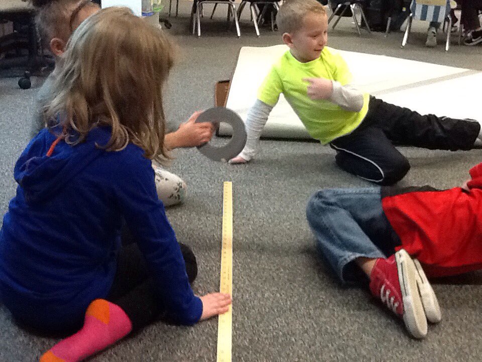 HESKaufman's tweet image. Learning to use rulers as we build a grid for dash to travel on #mathgroup