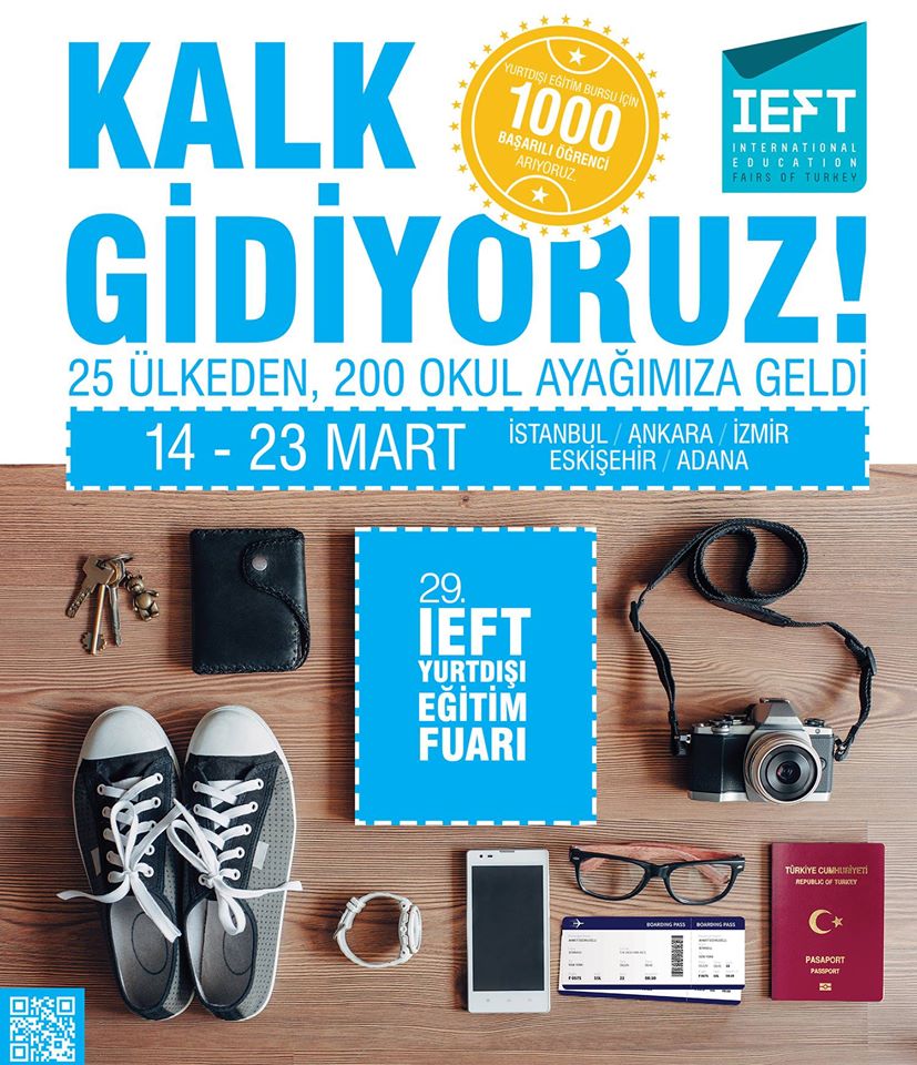 #kalkgidiyoruz
19-20 Mart İstanbul Kongre Merkezi 
21 Mart İstanbul Dedeman Otel
Detaylar : ieft.com.tr