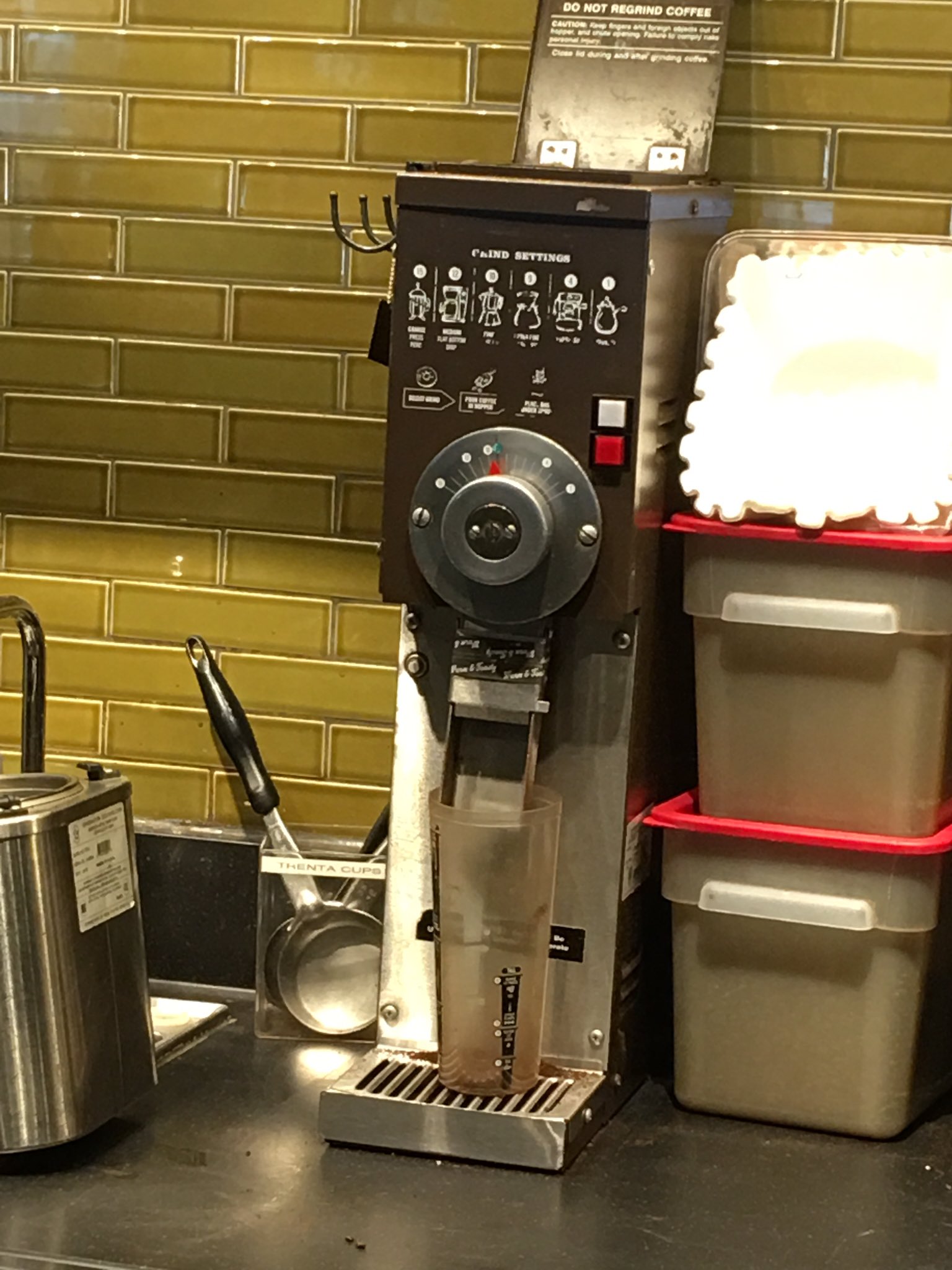 Starbucks top burr grinder