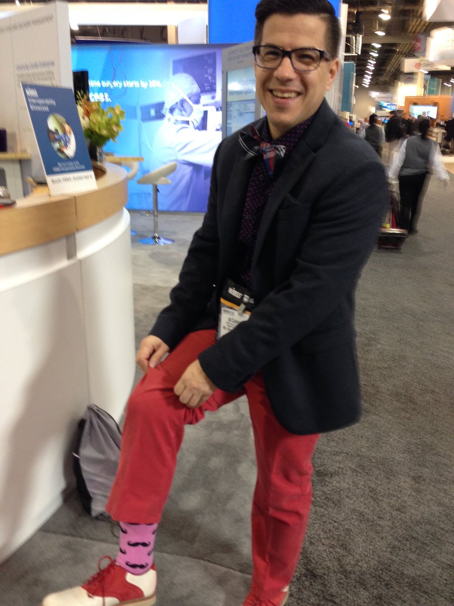 doylet's tweet photo. CancerGeek is all dressed up & ready to go at #HIMMS2016! Catch the @GEHealthcare Periscopes during the show! https://t.co/XY1rzRvSRq